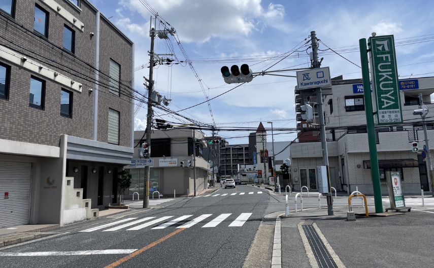 香芝IC・大阪方面からの場合